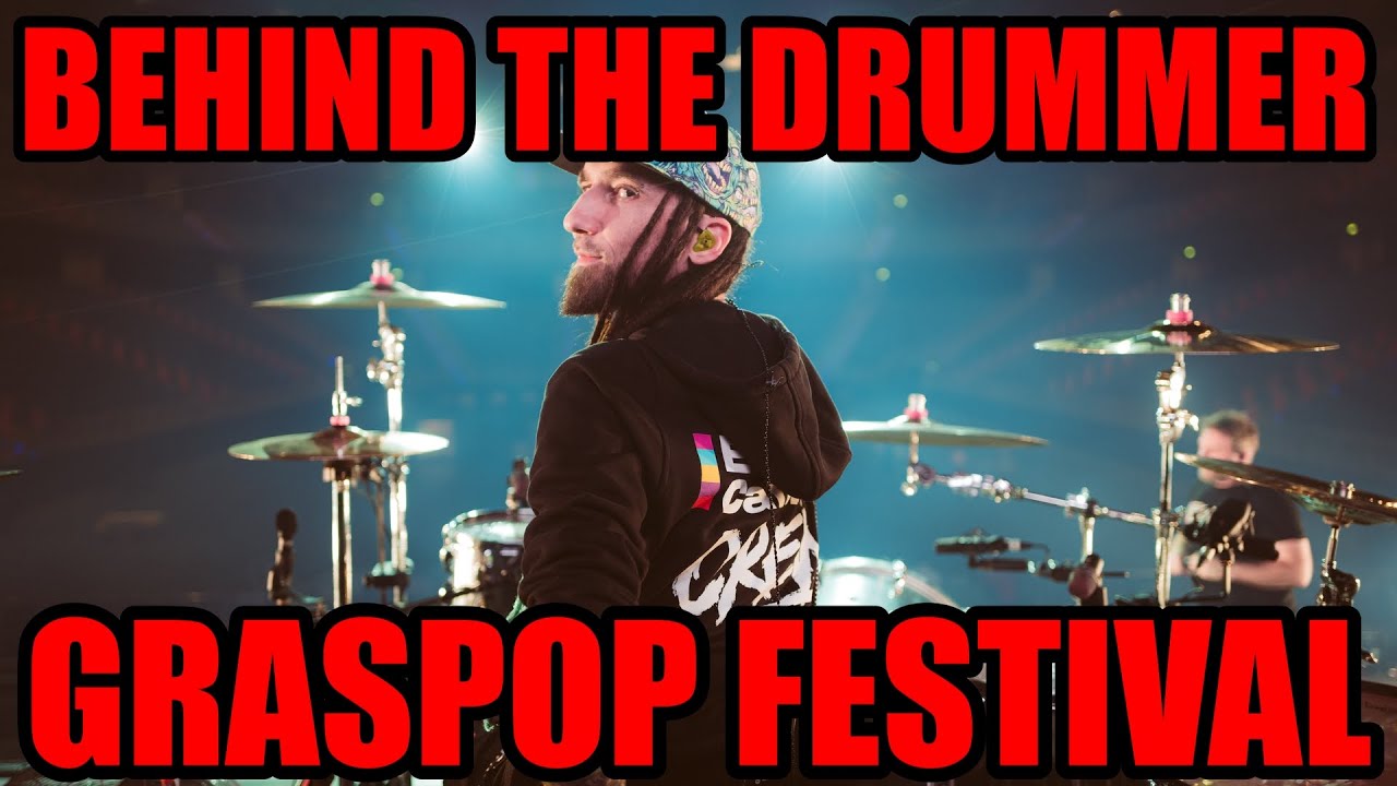 Behind the Drummer | Drumtech POV | Graspop Metal Meeting | Electric Callboy Europe Festivals 2024