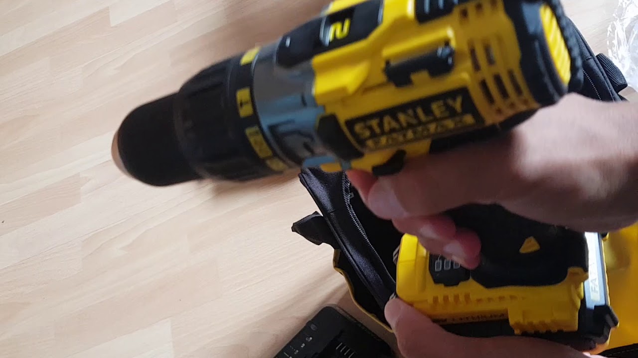 Unboxing stanley fatmax zestaw wkrętarka akumulatorowa fmc625d2 i zakrętak udarowy  fmc625