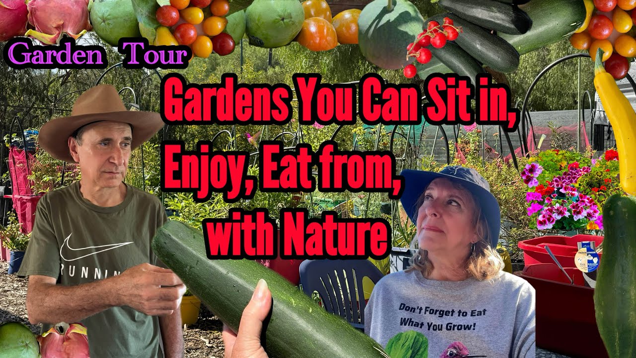 Fall Garden Tour Growing Vegetables NOW & Preparing for Winter & Spring Container Gardening w/Nature