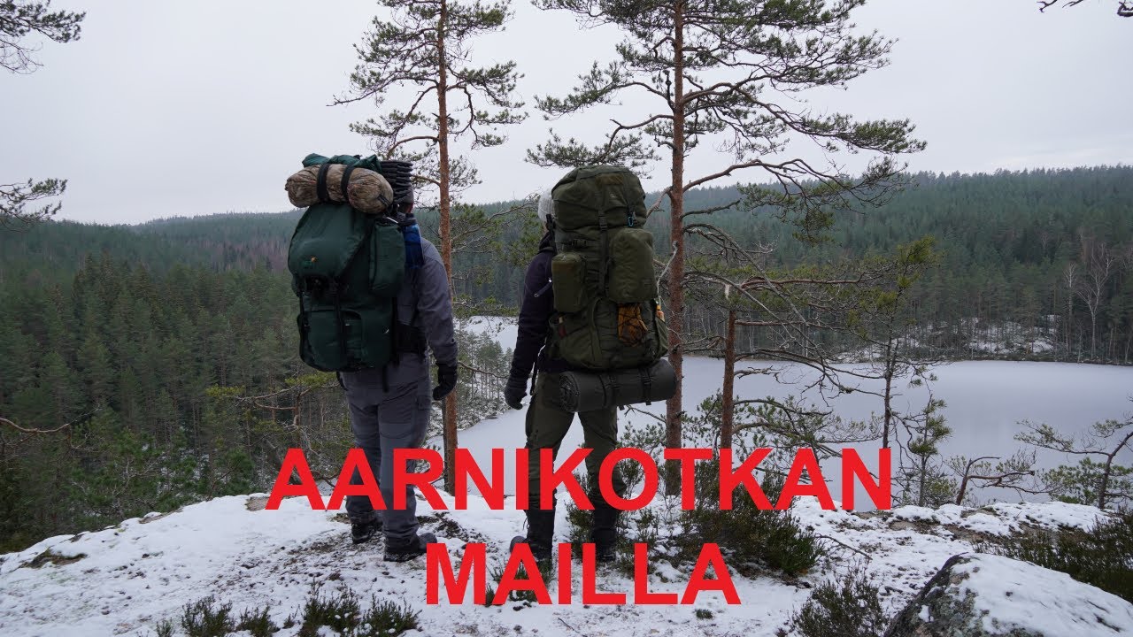 Viikonloppuretki Repoveden syrjävyöhykkeelle. Kaksi yötä tarpin alla. Retkeily ja ulkoilu.