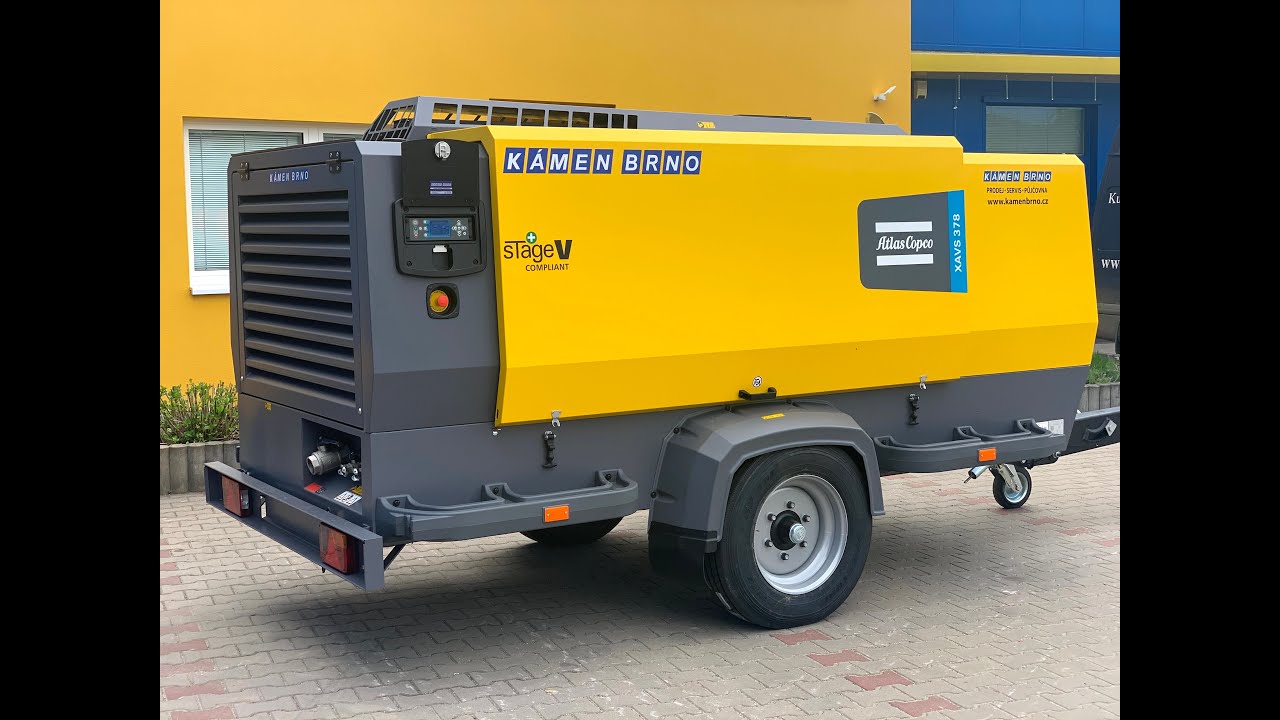 Kompresor XAVS 378 Atlas Copco od Kámen Brno, spol. s r.o.