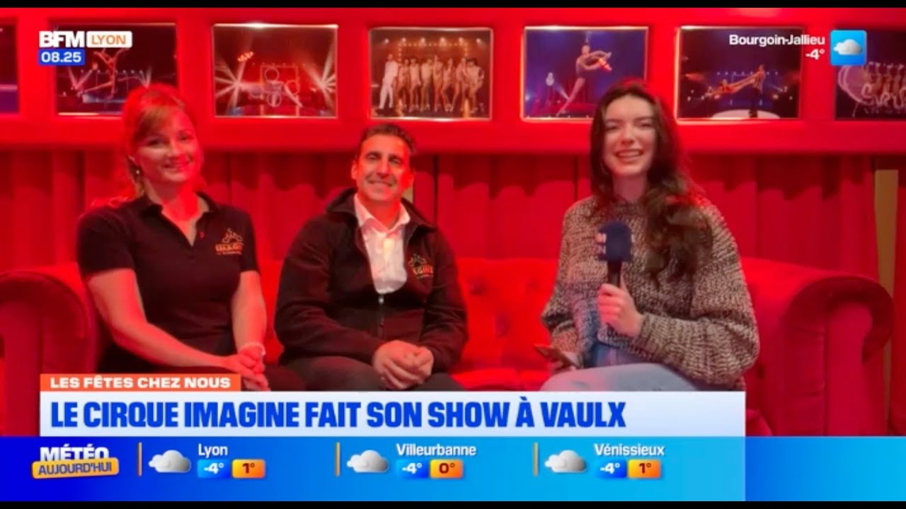 Reportage BFM Lyon au Cirque imagine