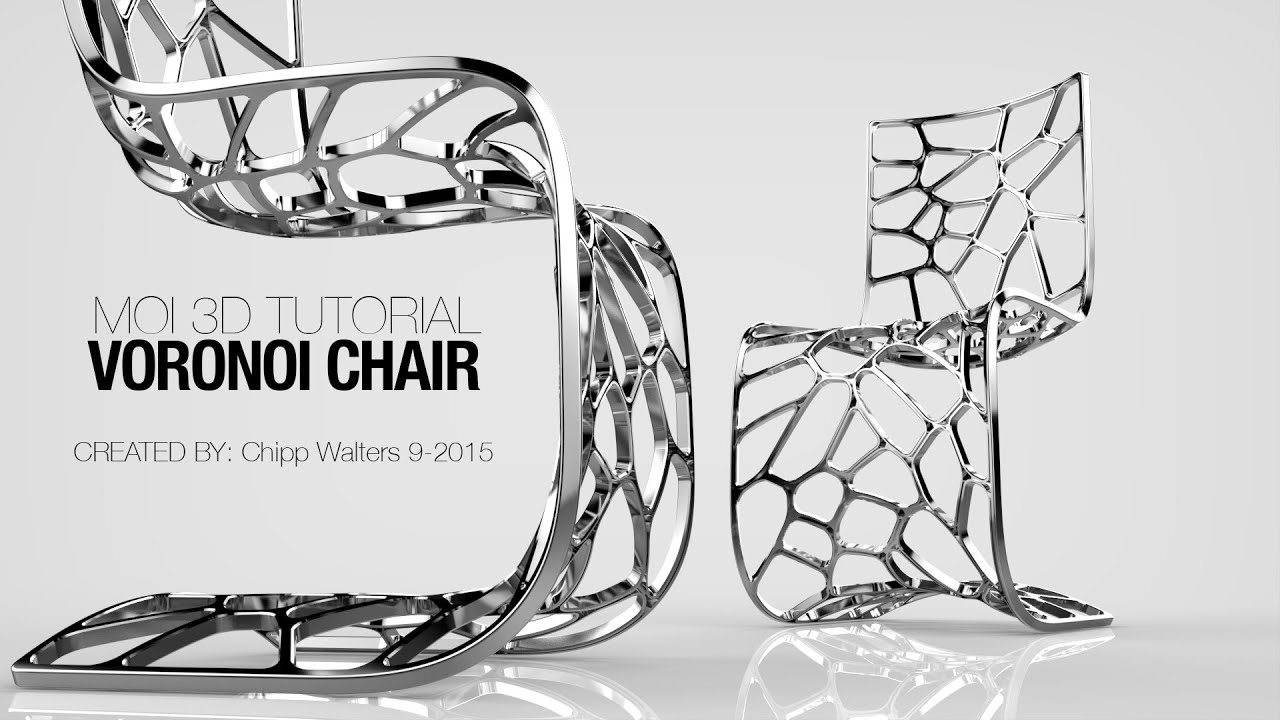 MoI3d Voronoi Chair Tutorial