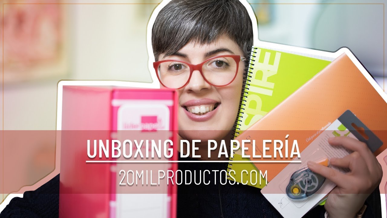 UNBOXING  de PAPELERÍA 20milproductos.com | Material de oficina