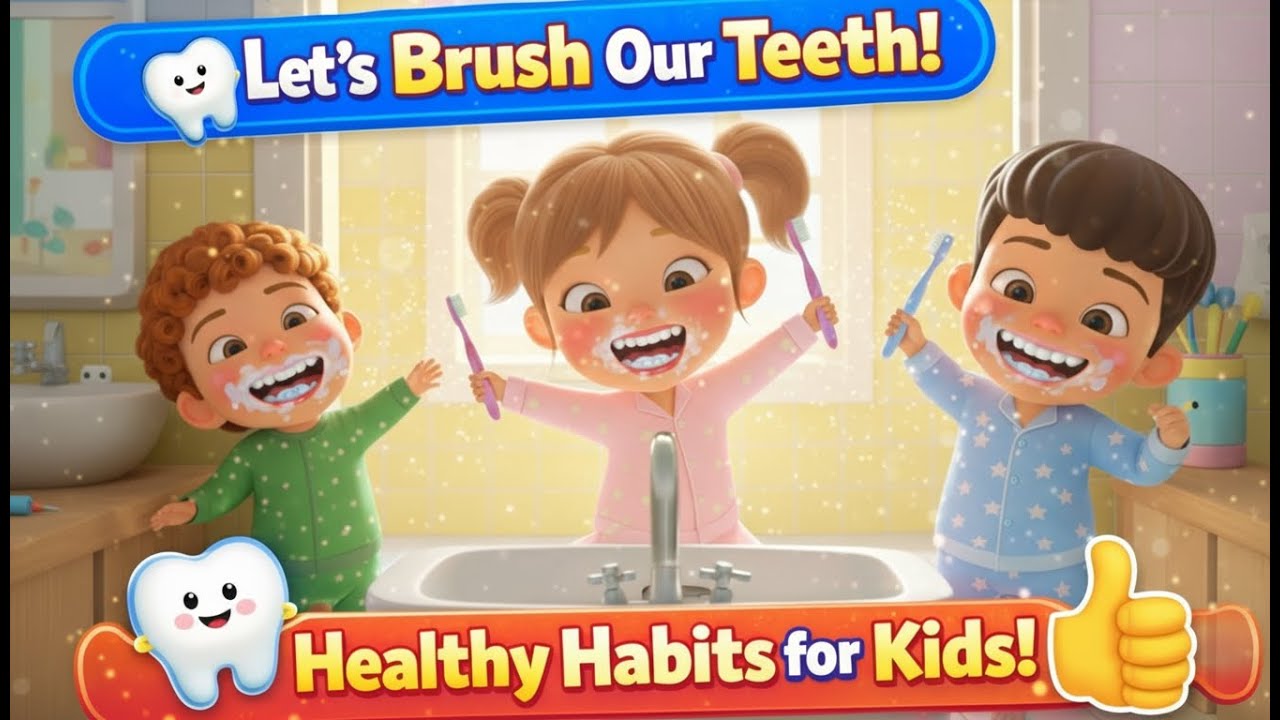 Brush Your Teeth With Me 🪥 | Fun Kids Tooth Brushing Song 