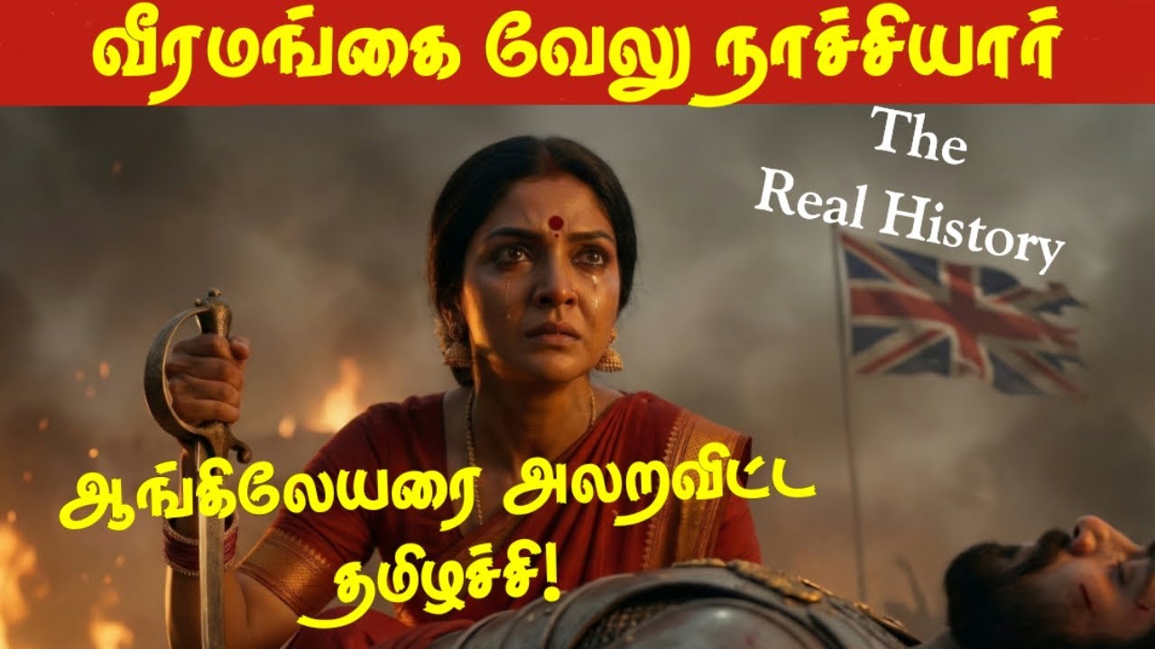 👉🔥வீரமங்கை வேலு நாச்சியார் | The First Queen to Fight British | Real History #tamilmotivation