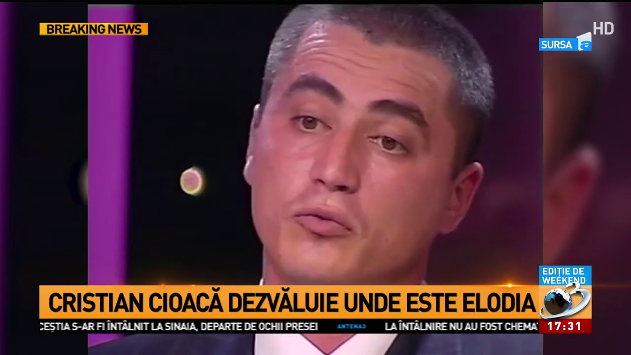 Interviu în exclusivitate. Cristian Cioacă dezvăluie unde este Elodia