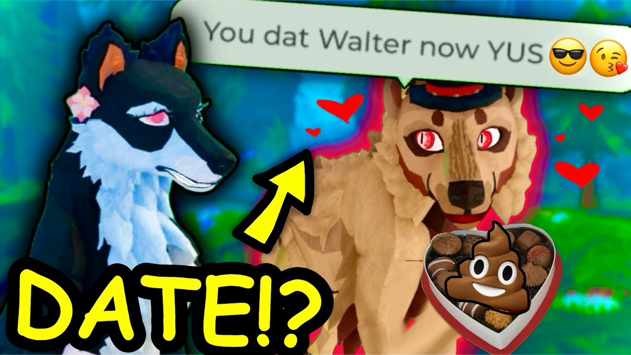 Я ПОШЕЛ НА СВИДАНИЕ!? (с Уолтером) в Wild Wolves RP Roblox