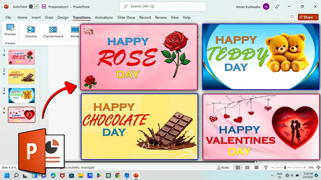 Rose Day Valentine's Day Propose Day Kiss Day Chocolate Day Teddy Day Powerpoint Presentation PPT 
