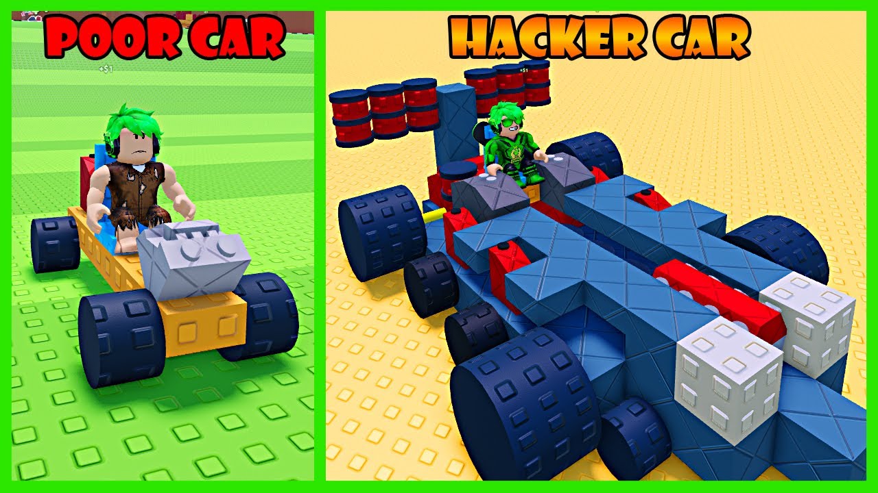 Aku Membuat Mobil Balap Super Keren Bekecepatan Tinggi - Roblox Buid A Car