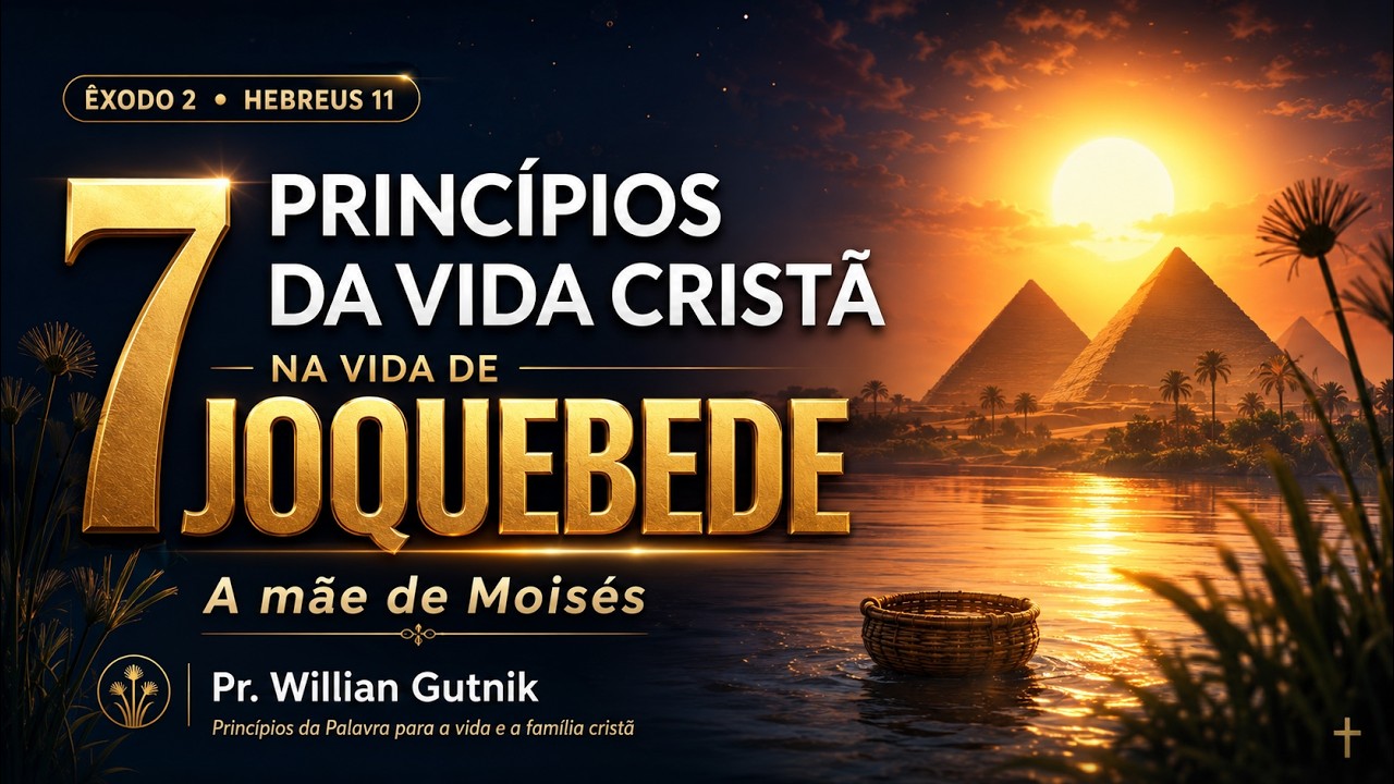 🎬🌟 7 Princípios da Vida Cristã na Vida de Joquebede - Pr. Willian Gutnik 🌟🎬