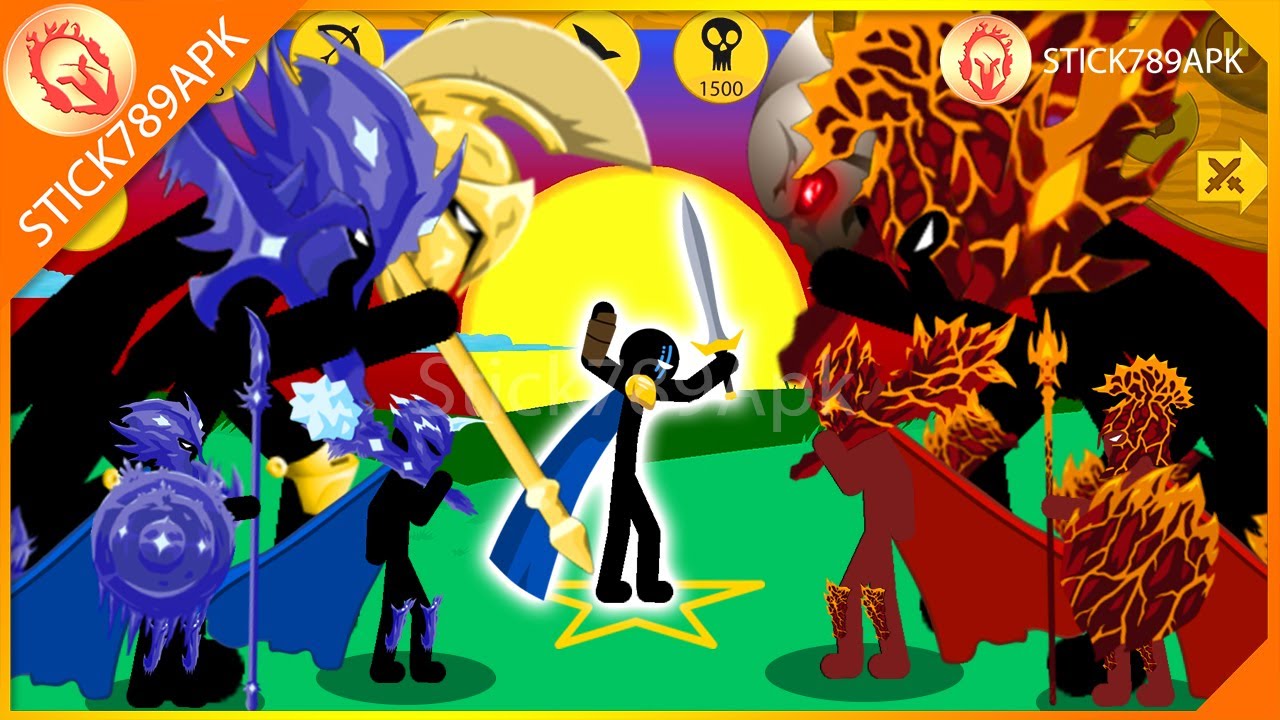 MEGA GENERAL XIPHOS GRIFFON SPEARTON ICE VS ALL GIANT BOSS LAVA | Stick War Legacy Mod | Stick789Apk