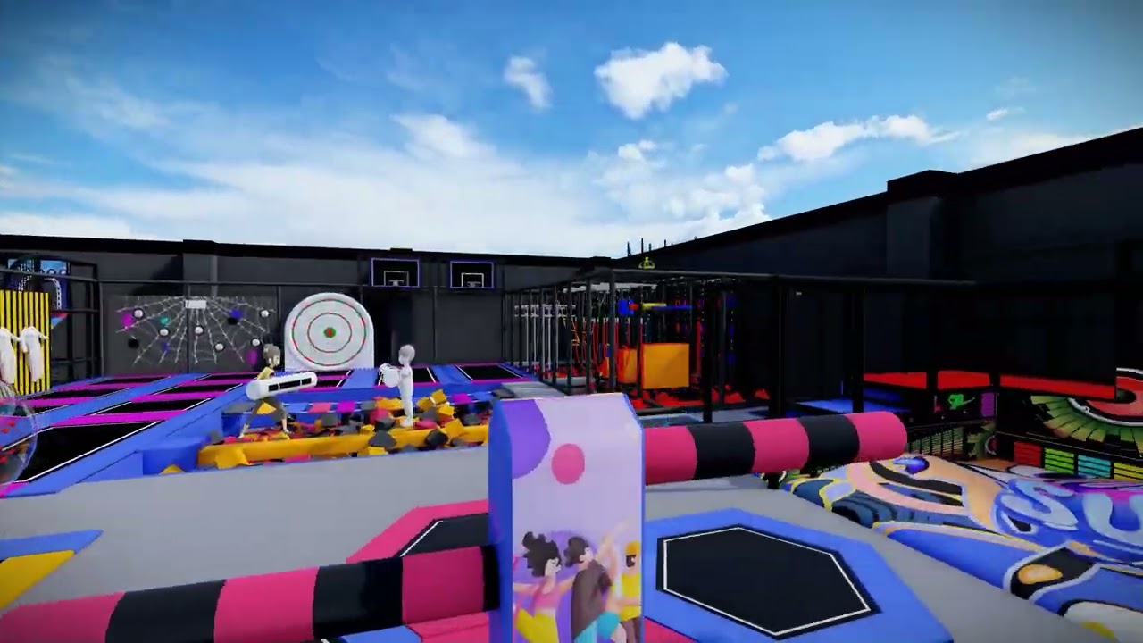how to set up indoor trampoline park #SportCenter #manufacturer #IndoorPlayground