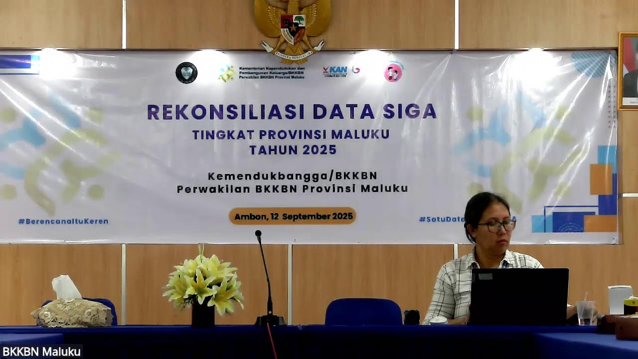 REKONSILIASI DATA SIGA TINGKAT PROVINSI MALUKU