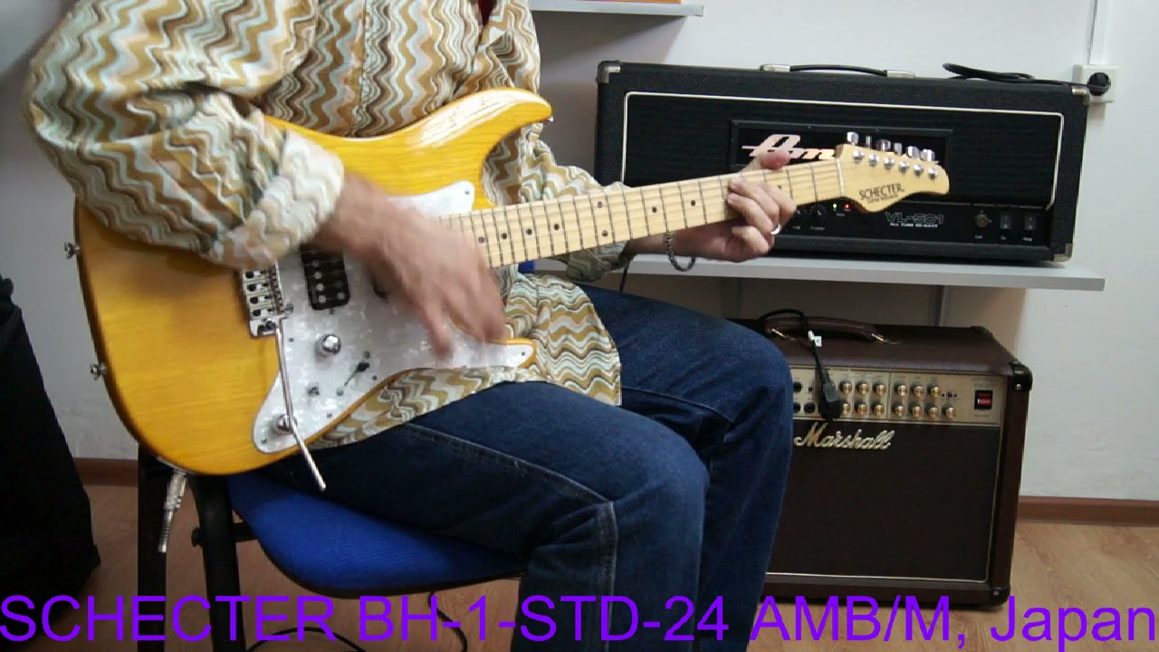 SCHECTER BH-1-STD-24 AMB/M Natural, Japan