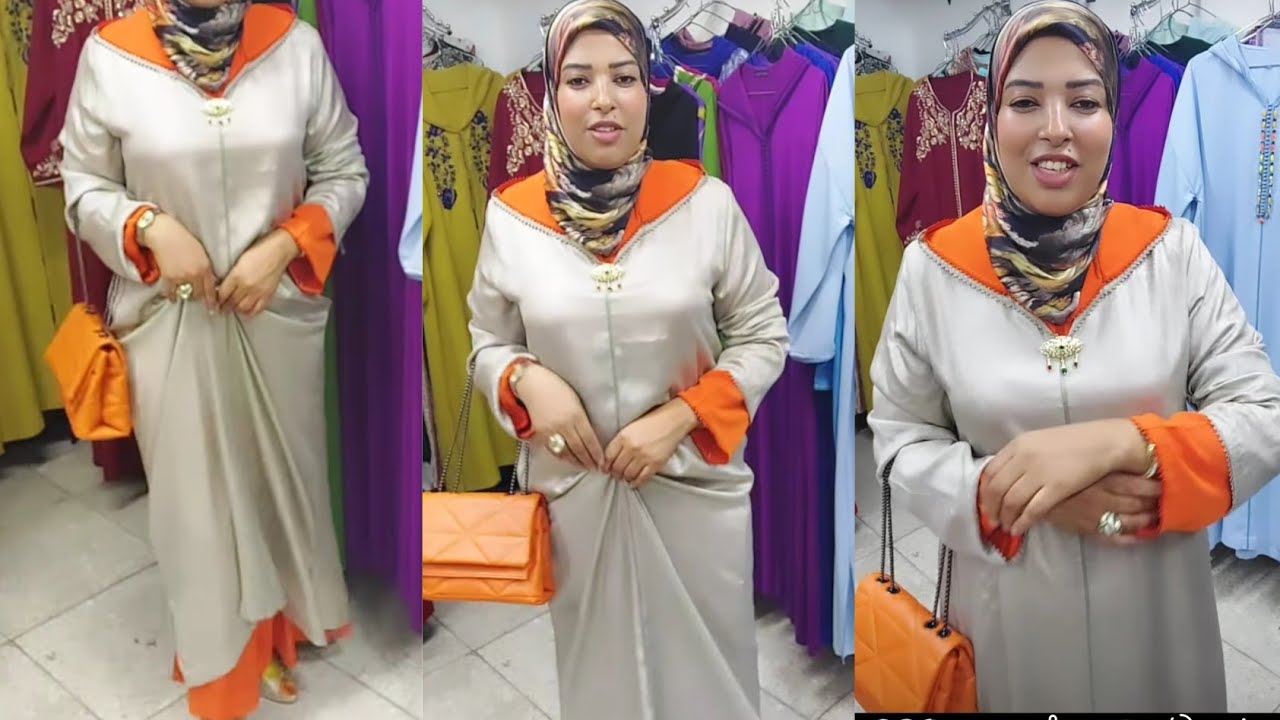 شاركت معاكم جلابتي ديالي العيد 🥰 من تصميمي اول مرة تشوفو هاد العجب🥰