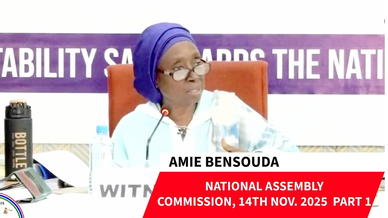 🛑Amie Bensouda, Former Lead Counsel of the Janneh Commission PART 1 | WITNESS 14th NOV 2025 |
