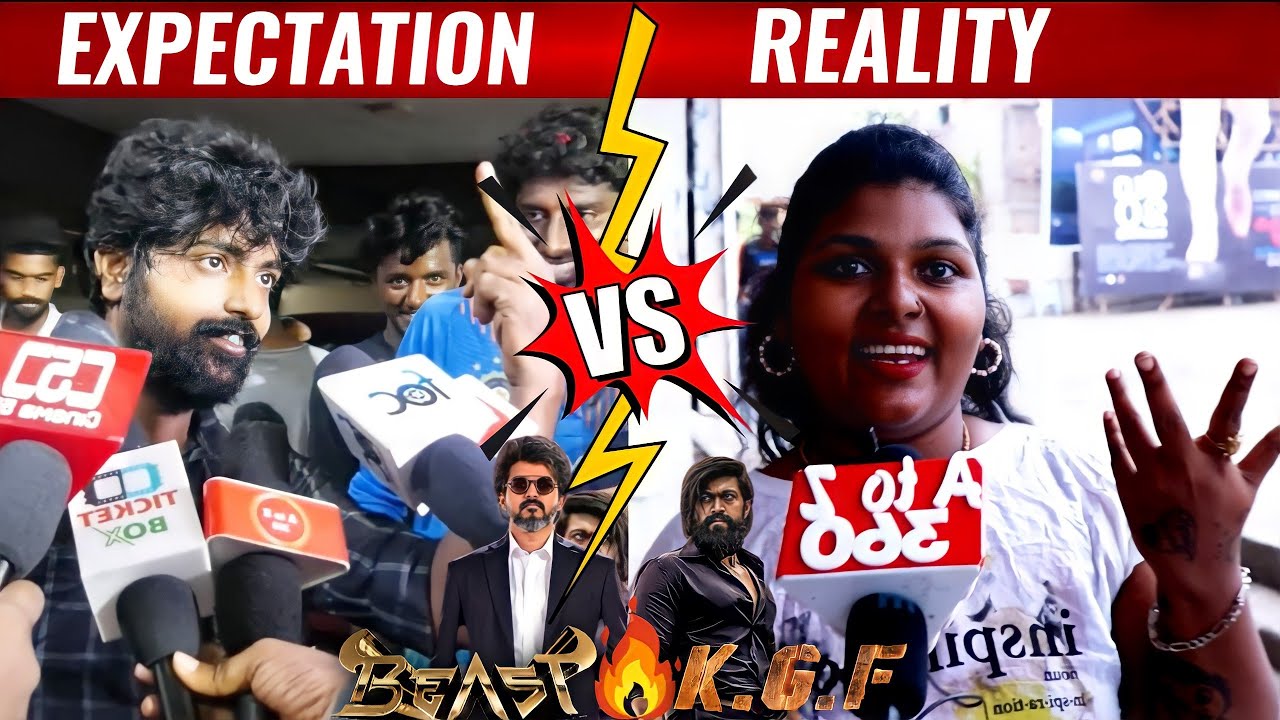 Expectation Vs Reality 🔥 | Beast Vs KGF2 | Thalapathy Fans Reaction | Kgf2 Success In Tamilnadu 😍