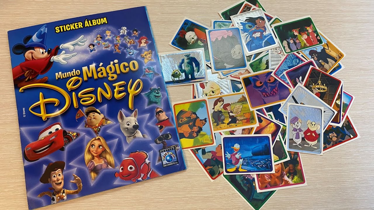 NAVARRETE Альбом для наклеек Волшебный Мир Диснея(Mundo Mágico Disney)2014 год. Распаковка 20пакетов