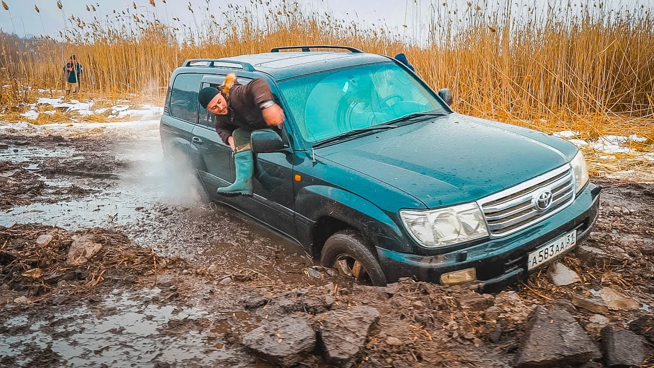Как УБИВАЮТ дорогие RANGE ROVER и TOYOTA LC 100 / КОВАРНЫЙ ЛЁД