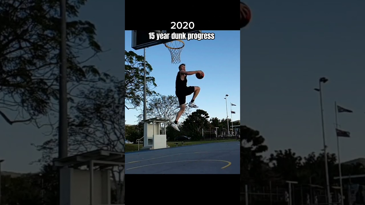 15 years of dunk progress ⏳️🏀