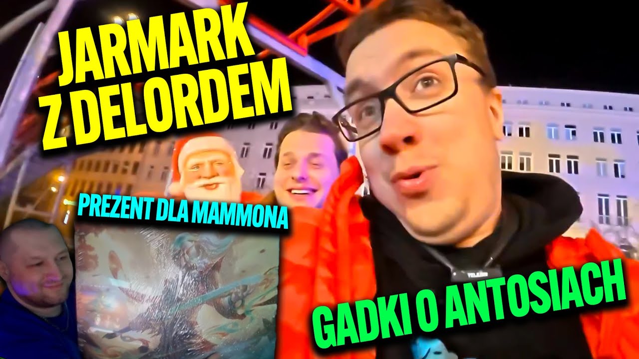 SUCHAR JARMARK Z DELORDEM, GADKI O ANTOSIACH, REAKCJA MAMMONA NA PREZENT ŚWIĄTECZNY
