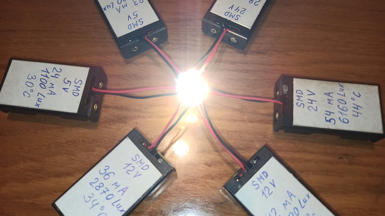 Скільки часу світить SMD світлодіод від двох батарейок? Вічна свічка на смд світлодіоді.
