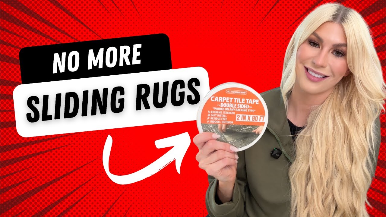 No More Sliding Rugs! Best Double-Sided Carpet Tape That Works 😍 2026 #carpettape