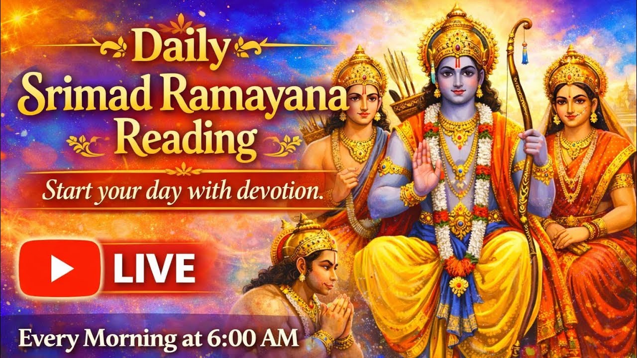 🌼 Daily Srimad Ramayana Reading 🌼 #ramayana #jaisriram #ramlalla #Telugu #pravachanaalu