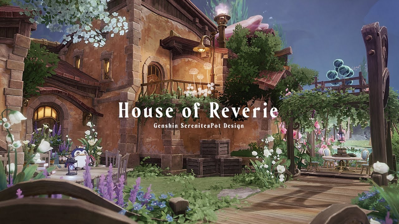 House of Reverie | Genshin Serenitea Pot Design & Speed Build | 原神 塵歌壺