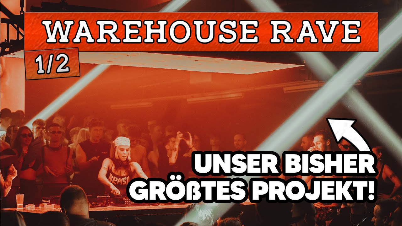 Unser GRÖßTES Warehouse-Projekt! - @UnrealGermany  X Mutabor Warehouse RAVE │PART 1/2 │ MOON VT