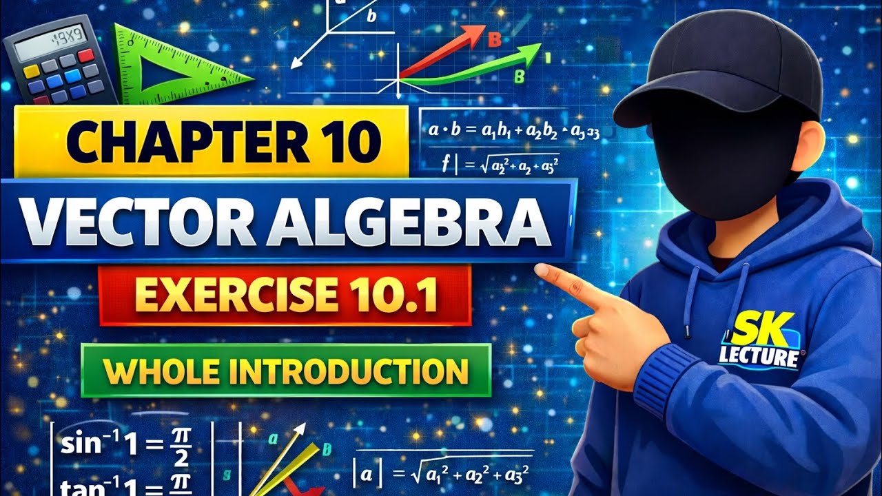CHAPTER 10 EXERCISE 10.1 INTRODUCTION VECTOR ALGEBRA