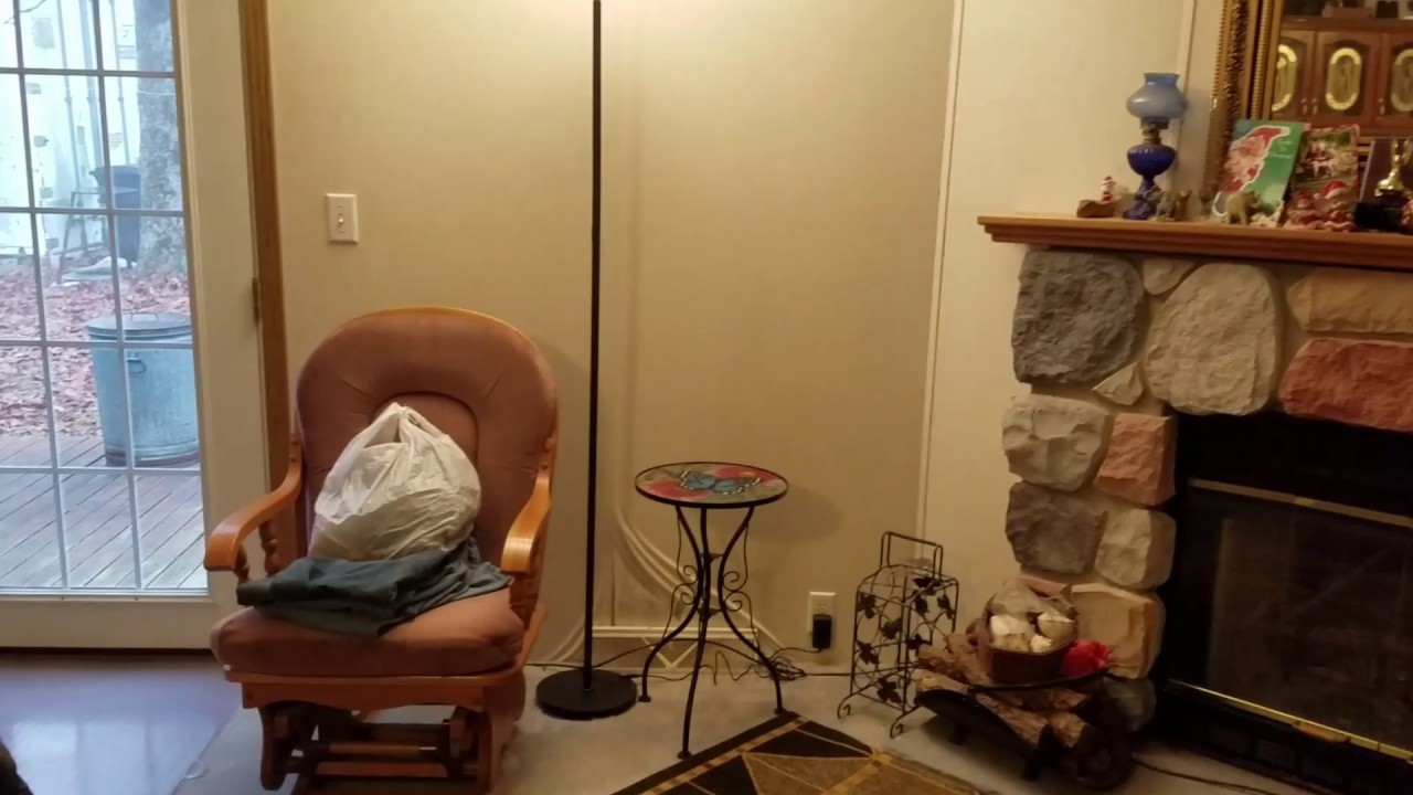 LED Torch Floor Lamp by Brightech
