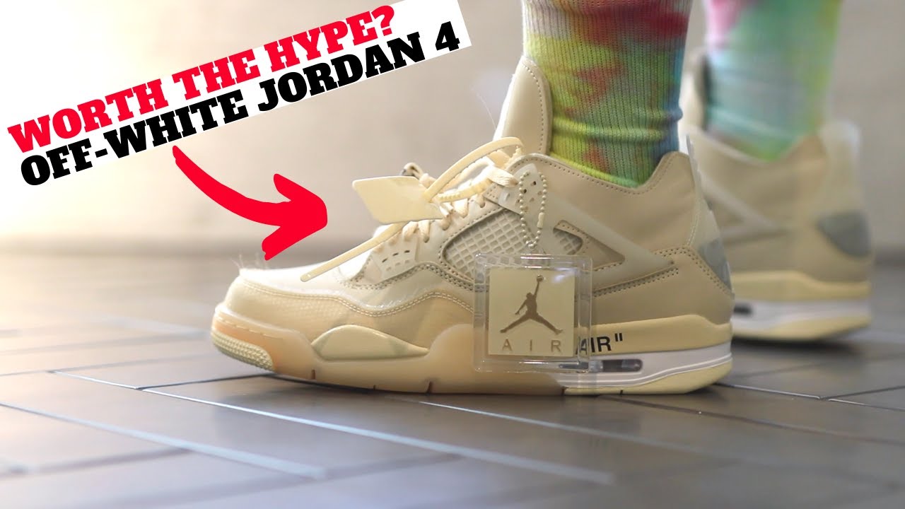 WORTH THE HYPE? OFF-WHITE AIR JORDAN 4 Review + On Feet!