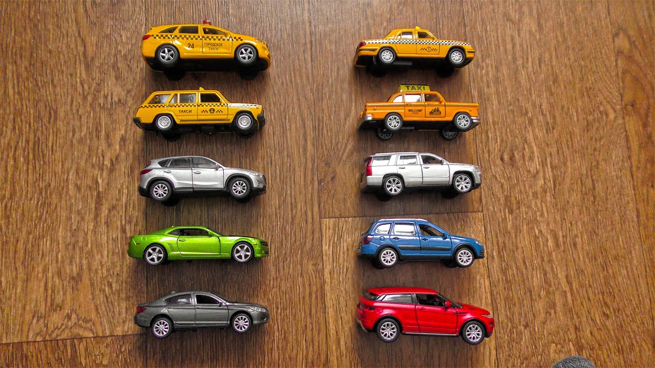 Diecast Taxi Cars and Other Model Cars
