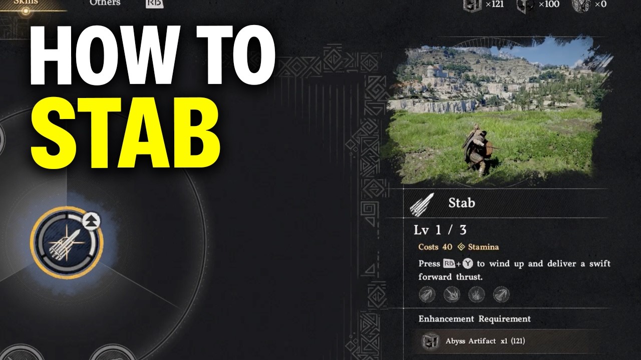 How To Stab In Crimson Desert | Use Stab Ability In Crimson Desert