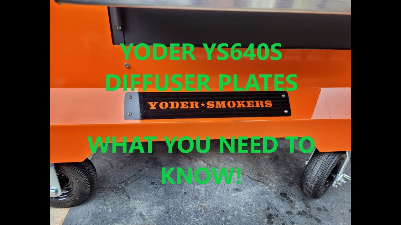 Yoder YS640S Diffuser plates what you need to know!