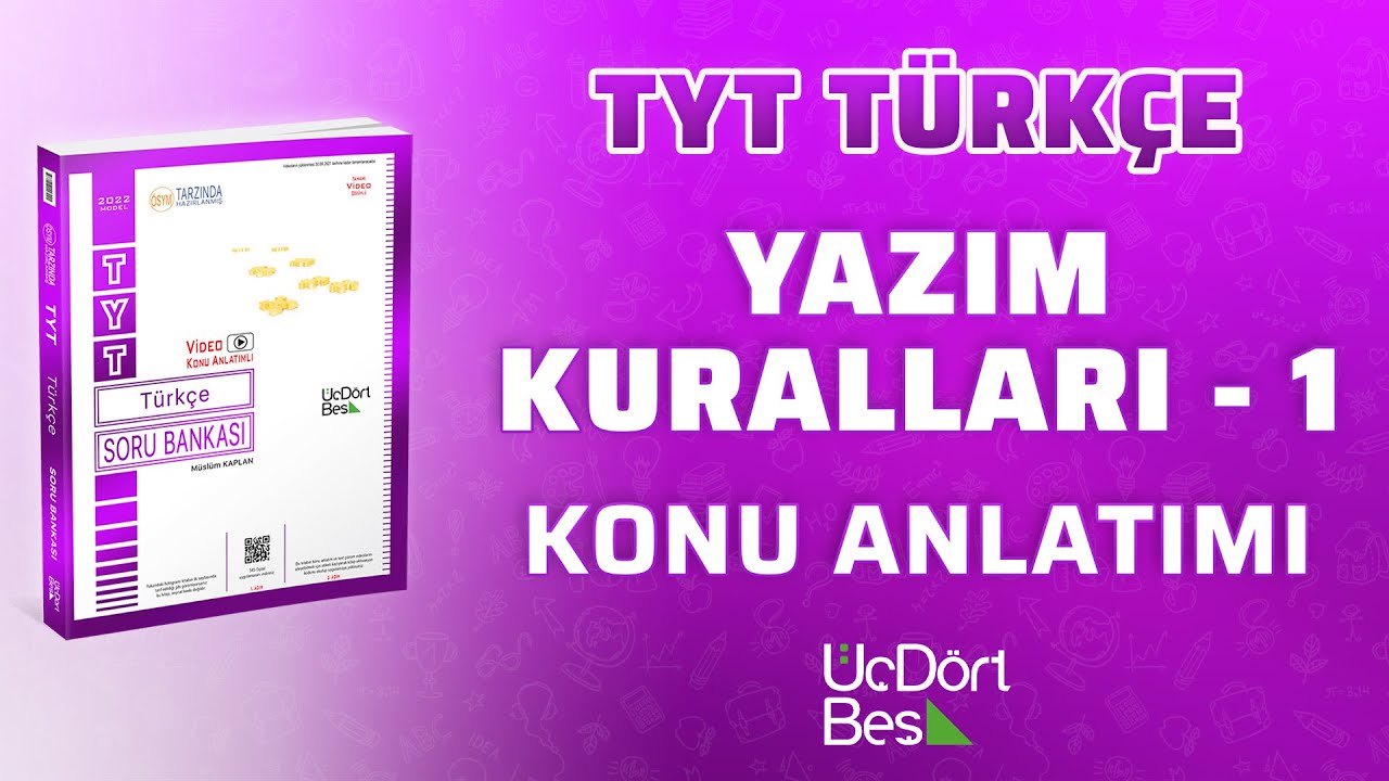 YAZIM KURALLARI - 1 | 2022 TYT TÜRKÇE | 345 YAYINLARI