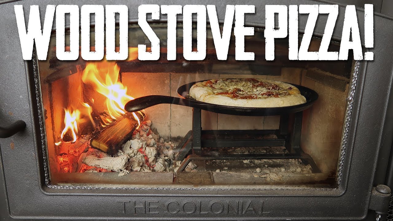 How To Make Wood Fired Pizza In Your Wood Stove At Home! 🍕