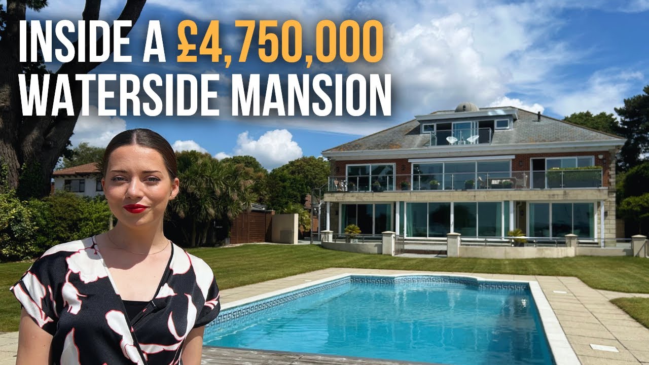 £4.75 Million Waterside Mansion with a Pool | Property Tour