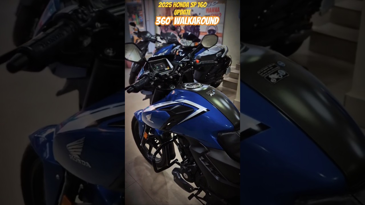 Ah Gyi 2025 🚀 Honda SP 160 Walk Around Review 😱 #sp160 #xtreme160r #n160 #shortvideo
