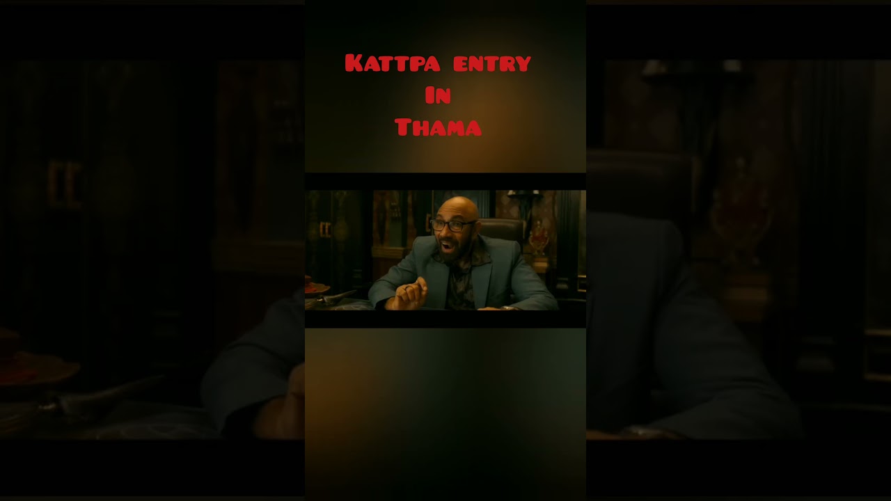 kattpa entry in thama || #thamateaser #satyaraj #viralshort #music