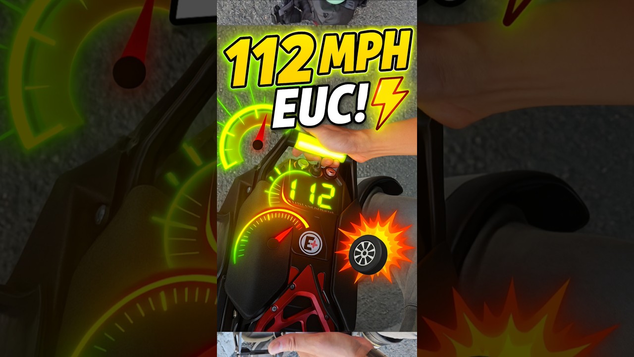 112 mph EUC! ⚡🛞 #new #usa #us #short #shorts #EUC #CommanderMax #ExtremeBull #SpeedTest #fun #fast