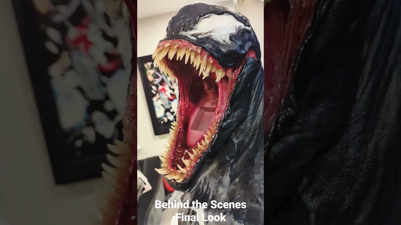 Final Look: Venom Life Size Bust Repaired #queenstudios