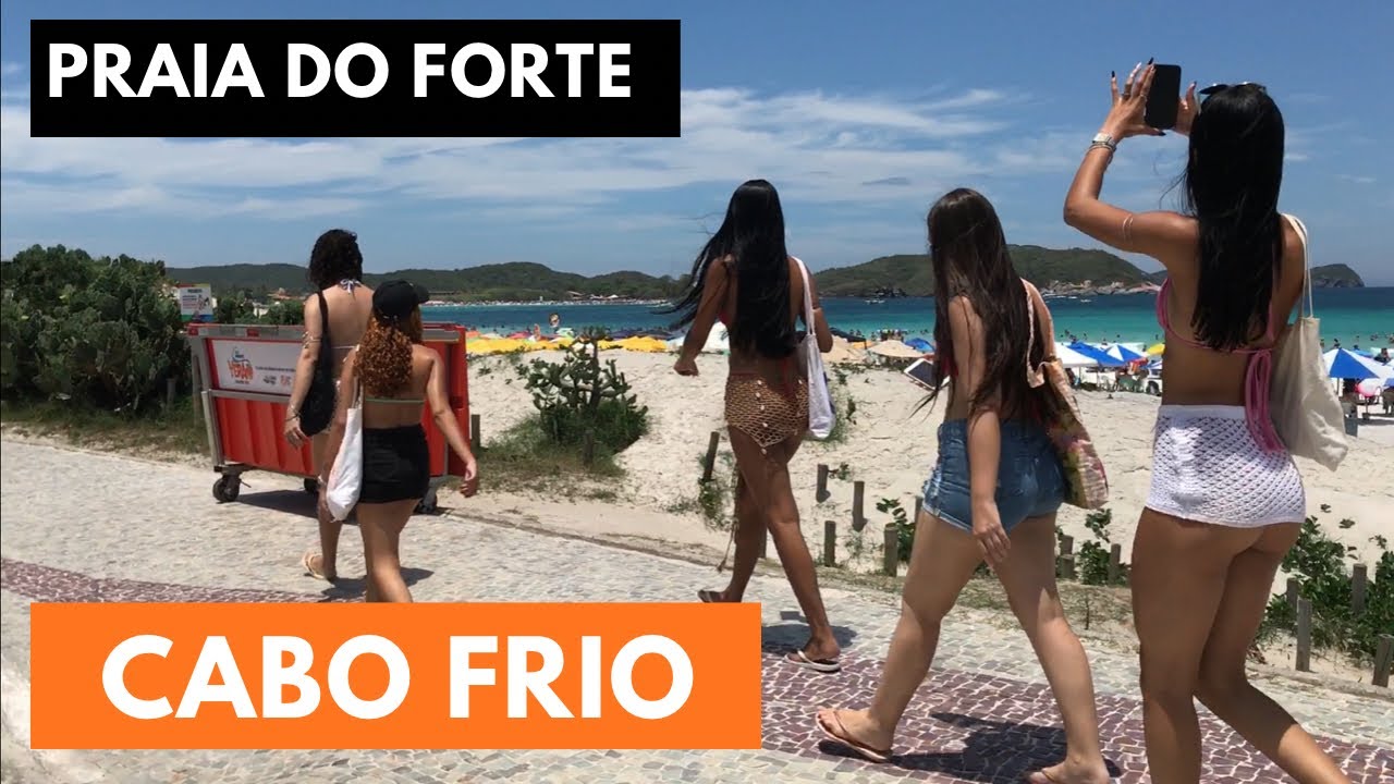 🏖🌊Praia do Forte Lotada 31/01/2026 Cabo Frio Ao vivo