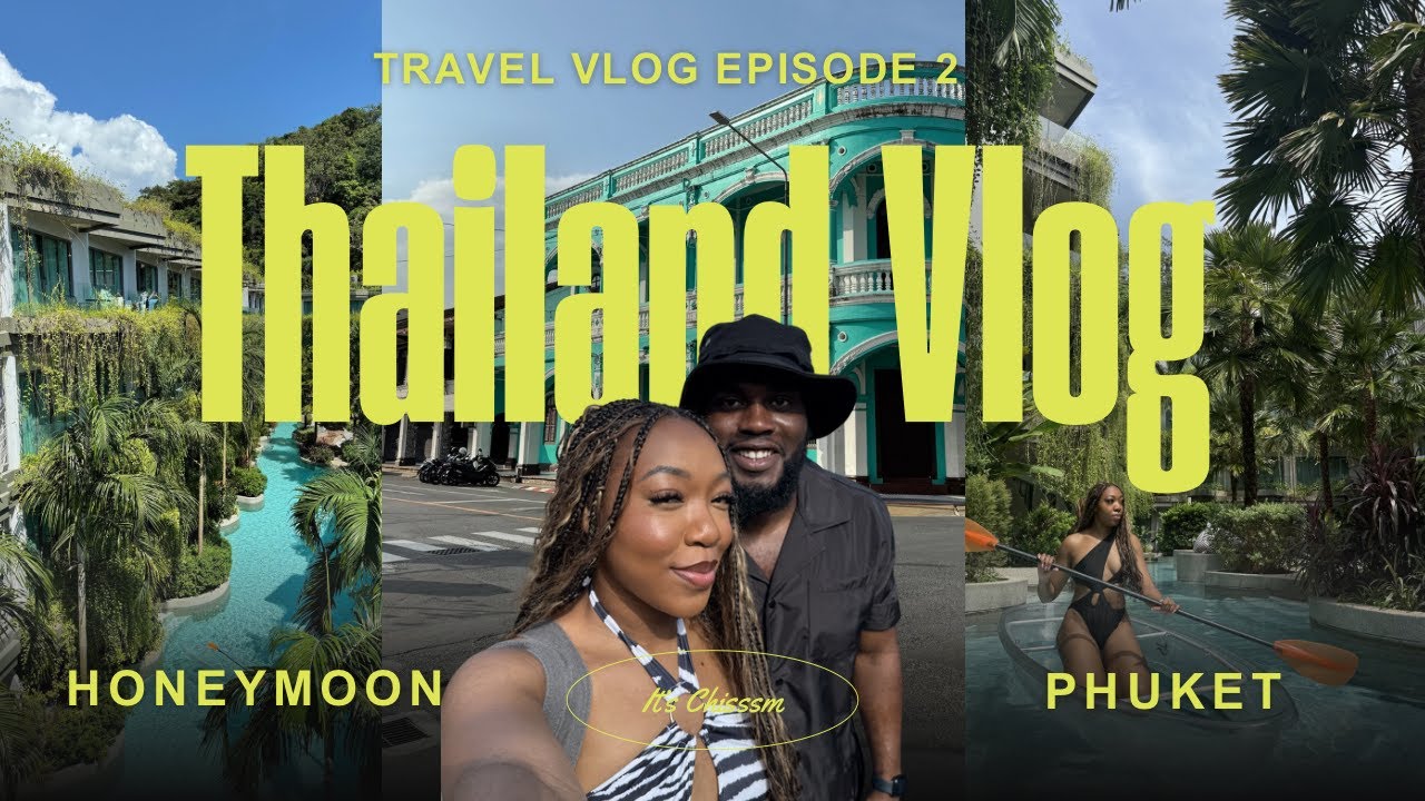 THAILAND HONEYMOON VLOG | PHUKET | FLOATING BEACH CLUB + MUAY THAI + OLD TOWN  & more