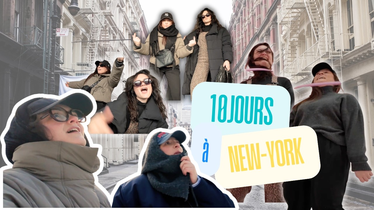 10 JOURS À NEW-YORK AVEC LÉA… on n’était pas prêtes 😂 (on fait du Hula Hoop contre des glaces)