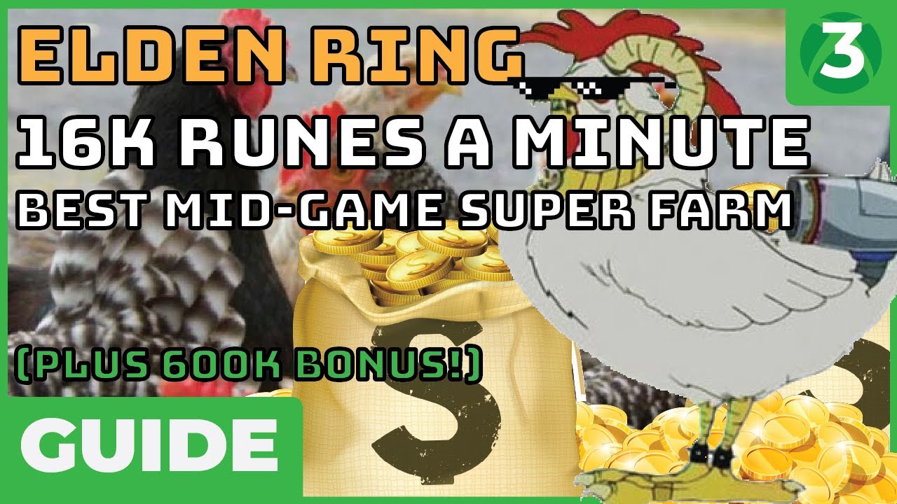 1 MILLION RUNES AN HOUR SUPER EARLY! Elden Ring ULTRA EARLY/MID GAME FARM - Three Minute Gaming
