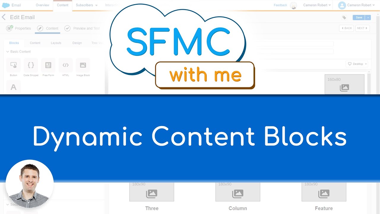 Dynamic Content Blocks in Marketing Cloud - SFMC with me - 001