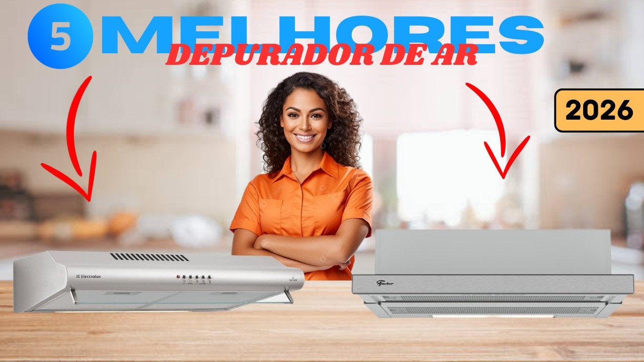 TOP 5 Melhores Depuradores de Ar para Cozinha em 2026 (Bom e Barato)